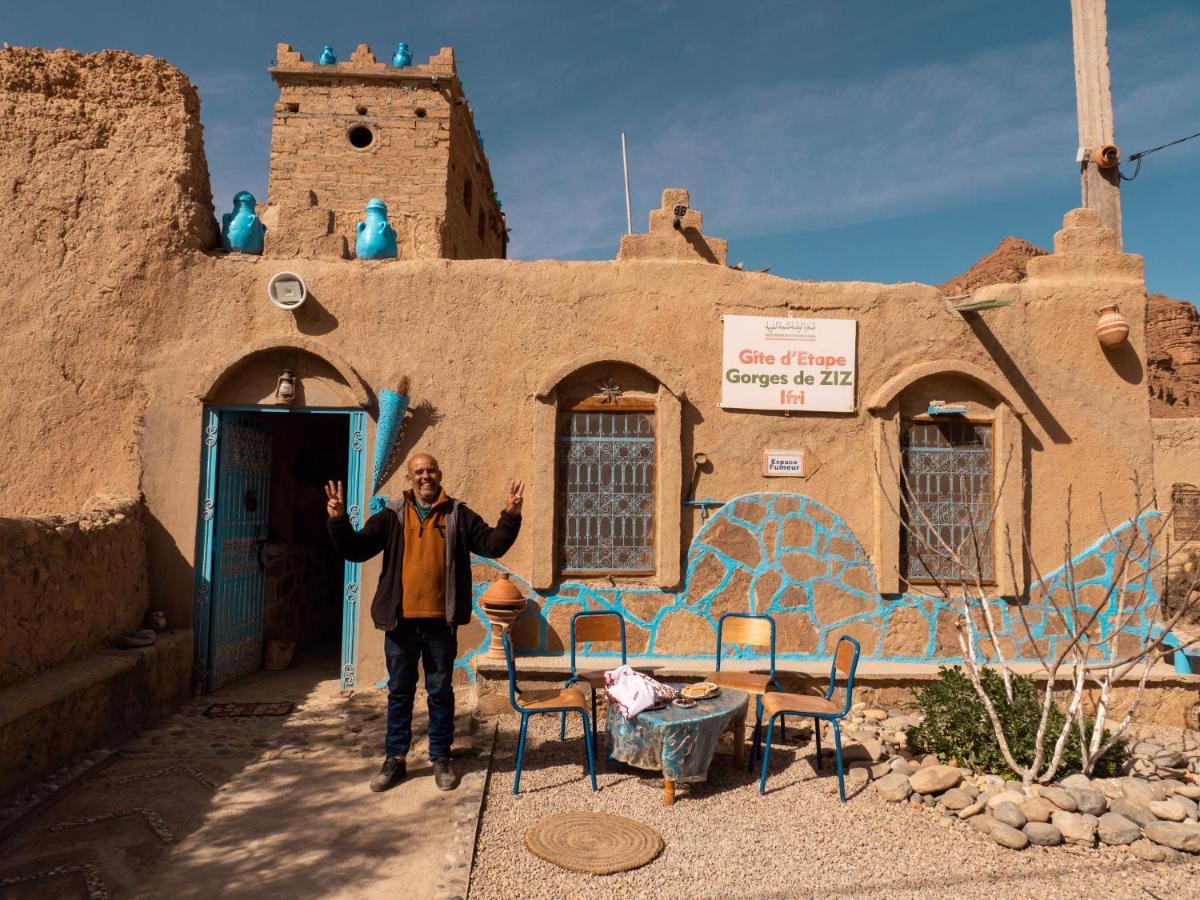Chambres Dans Casbah - Gite D'Etape Gorges De Ziz Errachidia Esterno foto